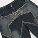 Men's Clothing Shorts Star Distressed Loose Five Point Pants Trendy Straight Jeans_voghion.com