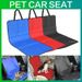 Car Waterproof Back Seat Pet Cover Protector Mat Rear Safety Travel For Cat Dog_voghion.com