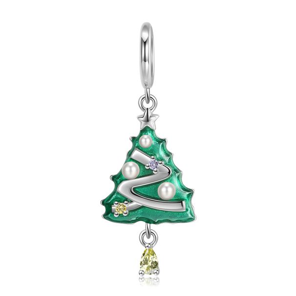 DIY-Anhänger, Weihnachtsöl tropft Weihnachtsbaum-Anhänger für Mädchen, Weihnachtsgeschenk, Armband, DIY-Zubehör_voghion.com