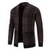 Herren neuer Herbst-Cardigan, gestreift, lockerer Pullover_voghion.com