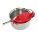 Multifunction Silicone Cooking Tool Fun Shape Pot Drain Pan Strainer Liquid Drainer Kitchen Colander For Pans Pots #88313_voghion.com