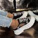 Women's Plus Size Summer 2025 Casual Sneakers - Breathable Lace-Up Slip-On Shoes With Mid Heel For Comfort & Style_voghion.com