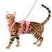 New Cat Leash Pet Kitten Solid Color Breathable Dog Harness Set_voghion.com