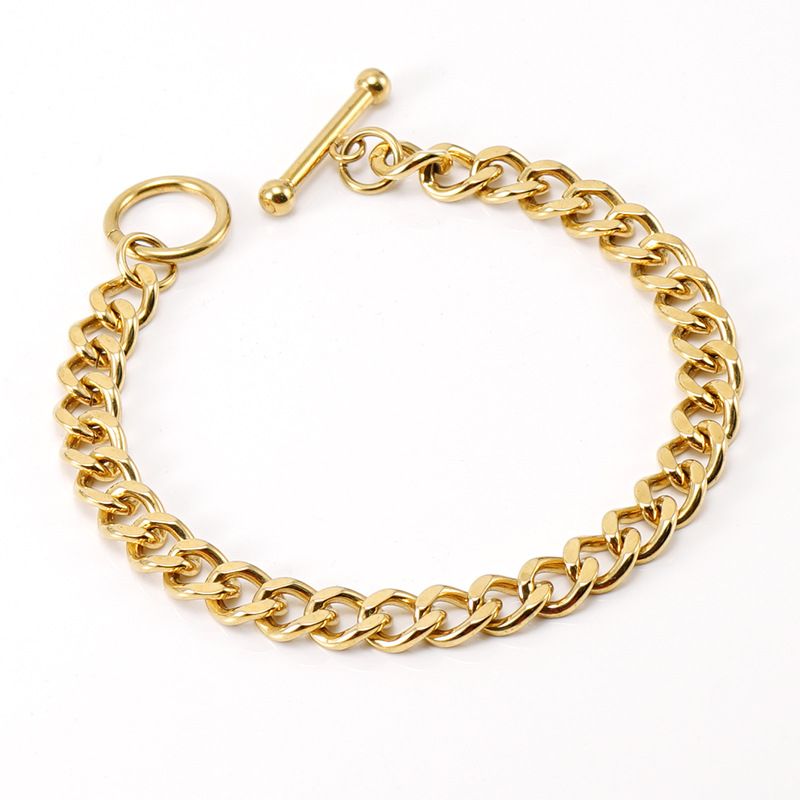 Collana con bracciale versatile cubano da uomo con fibbia OT in acciaio inossidabile, gioielli in oro, catena rifinita_voghion.com