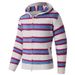 Men's Clothing Thick Knit Sweater Hoodie With Striped Color Block Design - Warm Winter Pullover (White Stripe, Black Stripe, Blue Stripe)_voghion.com