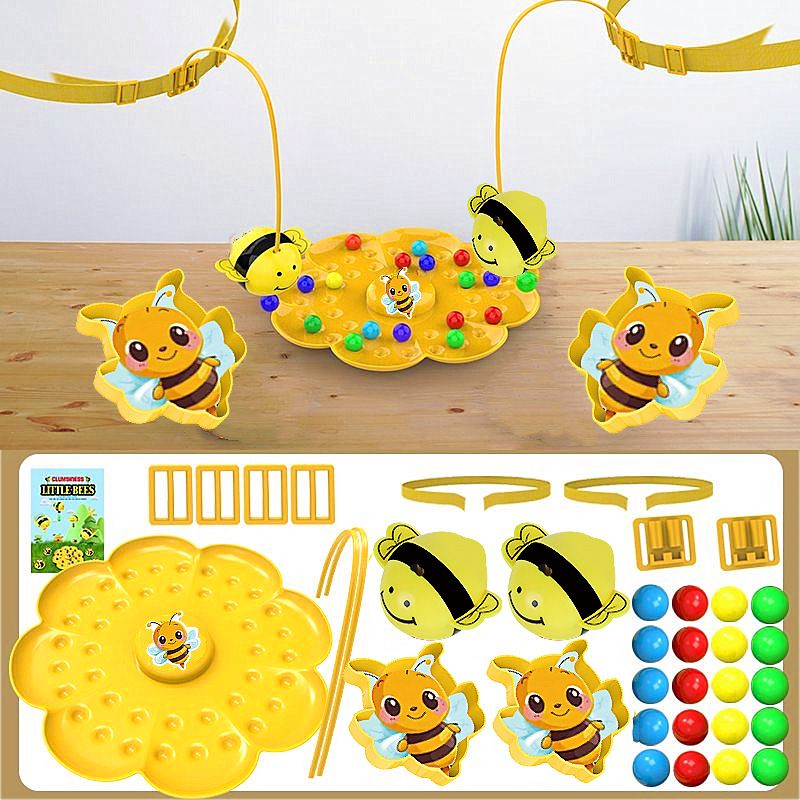 Fabrik Direkt Verkauf Kleine Biene Sammeln Honig Magnetische Perlen Kinder Angeln Spielzeug Eltern-Kind-Interaktion Junge Mädchen Pädagogische Früherziehung_voghion.com