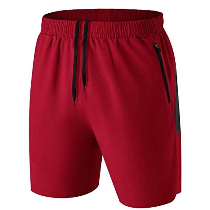 Men’s Sports Shorts, Quick-drying, Lightweight, With Zip Pocket_voghion.com