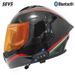 Flip-Up Motorcycle Helmet With Dual Visor, Large Spoiler & Bluetooth – DOT Certified For E-Bike & Scooter Riders_voghion.com