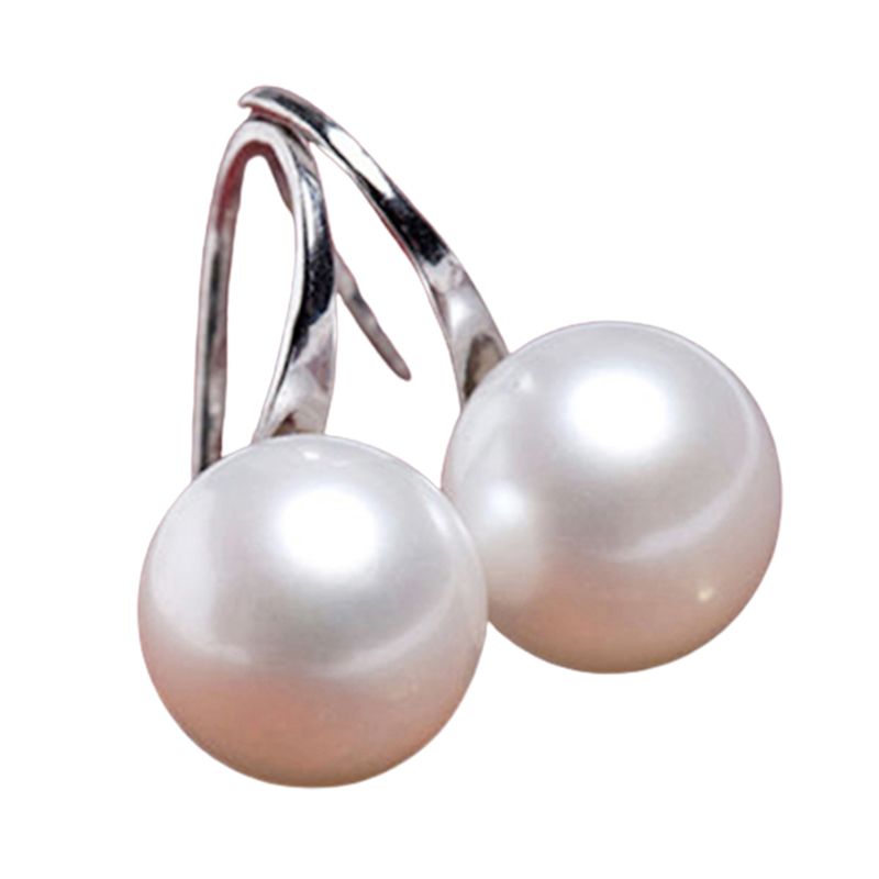 Haken-Ohrringe, elegant, einfach zu kombinieren, kompakter Perlenschmuck für Damen zum Einkaufen und Dating_voghion.com