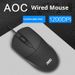 Digitex TPV AOC MS121 Wired USB Factory Notebook Desktop Business Office Gaming Mouse Wholesale_voghion.com