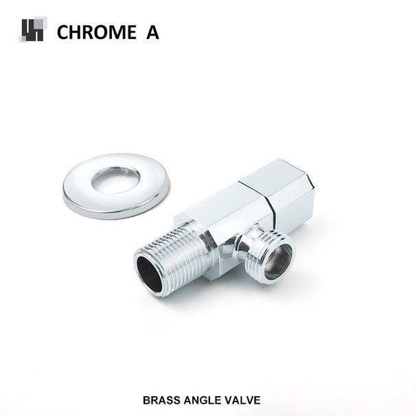 Sárgaréz egy az egyben négypontos sarokszelep vastagított rézfogú meleg és hideg vizes háromszögszelep univerzális WC-vízmelegítő bemeneti szelep_voghion.com