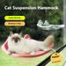 Pet window climbing frame suction cup nest hanging transparent hammock internet famous cat sunbathing artifact_voghion.com