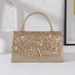 Hot Selling Shiny Handbag Handheld Matching Dress Fashionable Banquet Evening Bag_voghion.com
