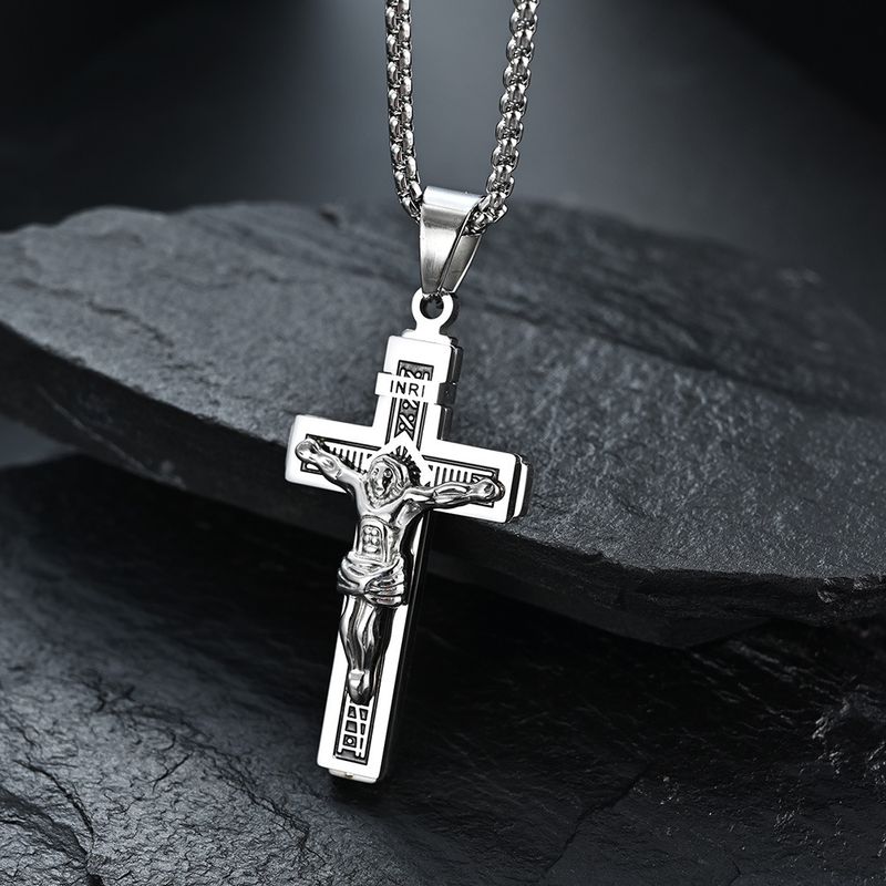 Collier Croix du Vent Accessoires d'usure personnalisés pour hommes_voghion.com