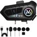 Bluetooth Motorrad Helm Intercom Headset Drahtlose Motorrad Kopfhörer + Mic_voghion.com