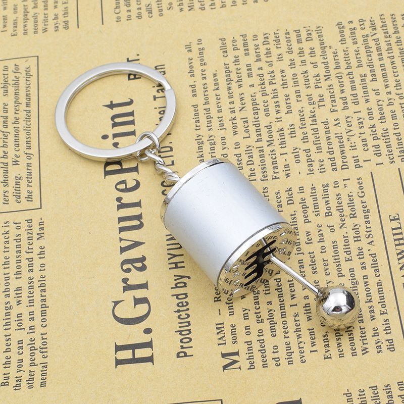 Modified gear keychain car modified gear keychain can freely shift gear head keychain_voghion.com