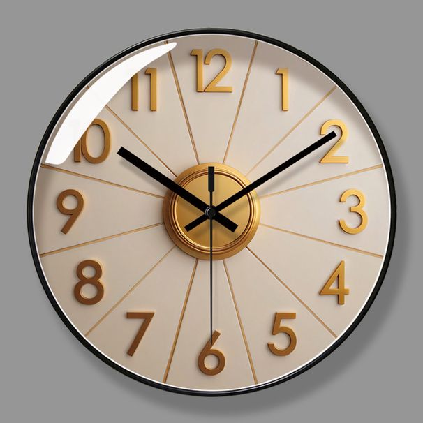 Yipula 7155 Relógio de parede artístico para sala de estar, casa, digital, moderno, simples, silencioso, quartzo_voghion.com