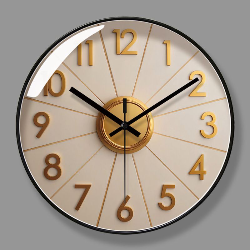 Yipula 7155 Artistic Living Room Home Digital Fashion Simple Bedroom Silent Wall Quartz Clock_voghion.com