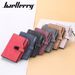 BAELLERRY new women's short wallet version with multiple card slots zipper coin purse buckle card bag men purse_voghion.com