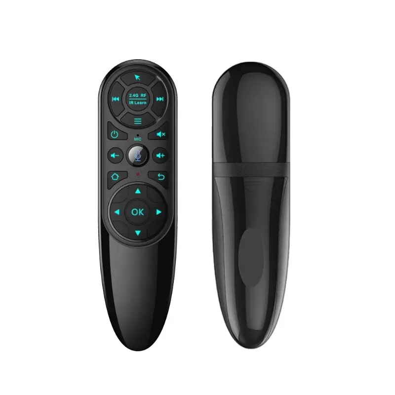 Q6 PRO Voice Remote Control 2.4G Wireless Air Mouse with Gyroscope Backlit IR Learning for Android TV Box H96 MAX X96_voghion.com