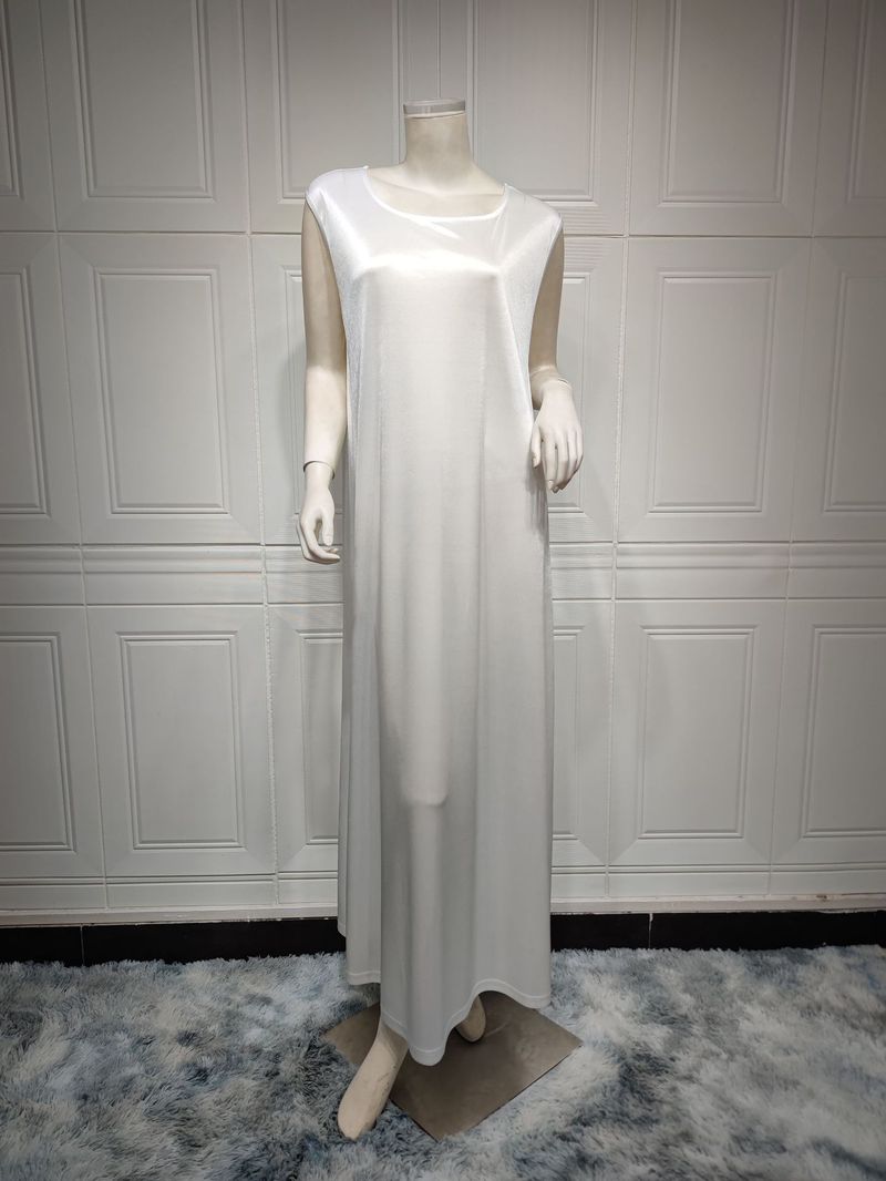 Women's Clothing Hot Diamond Long Skirt Modern Fashion Satin Soft Outer Waist Robe_voghion.com