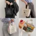 1 Piece Of Canvas Lunch Bag Womens Container Picnic Handbag Box Smalllarge Food Storage 250318l_voghion.com