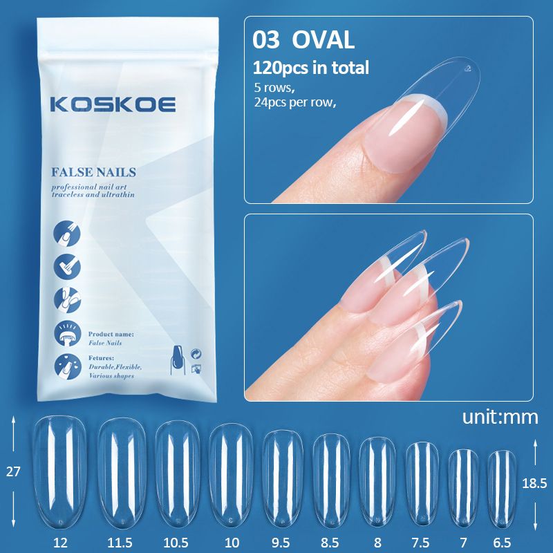 Faux ongles, nail art, pointes d'ongles, ongles portables, nouveaux ongles de ballet, ongles entièrement transparents, patchs_voghion.com