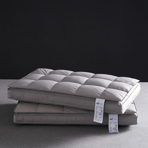 Gåsedun med Memory Foam Pude Dobbeltlags pude Nakkebeskyttelsespude_voghion.com