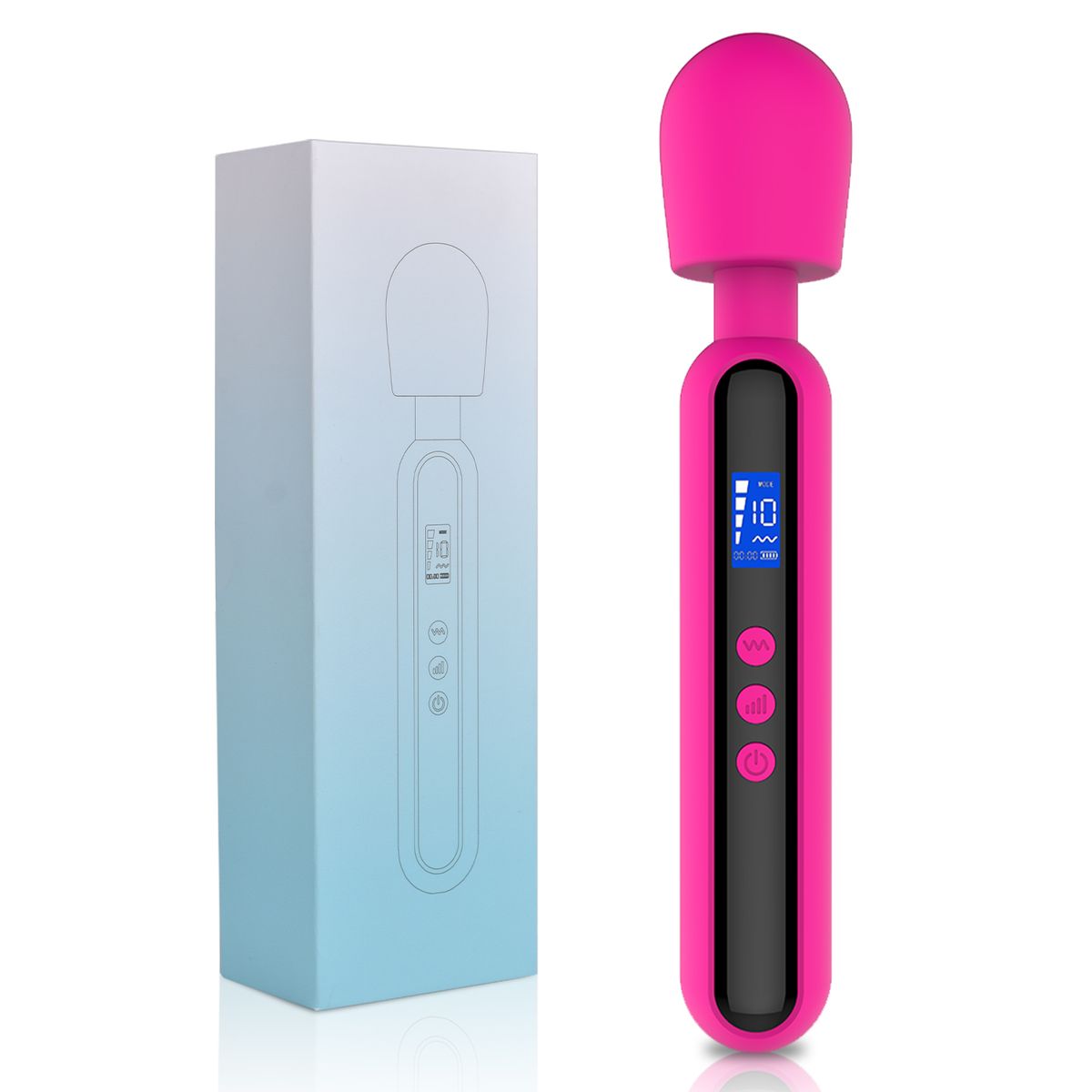 YAQU Four Vibration Speeds And Ten Vibration Modes Silicone+ABS Clit Stimulator Nipple Stimulation Female Masturbations Products_voghion.com