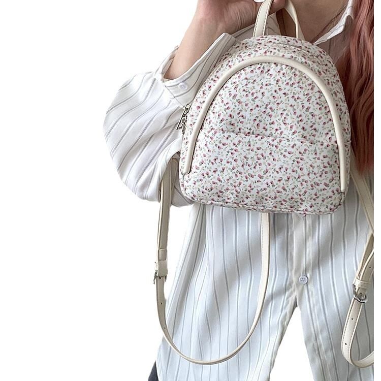 Sommertasche für Damen mit neuem Nischendesign, leichter Rucksack mit Blumenmuster für Frühling und Sommer, Rucksäcke für Studentinnen_voghion.com