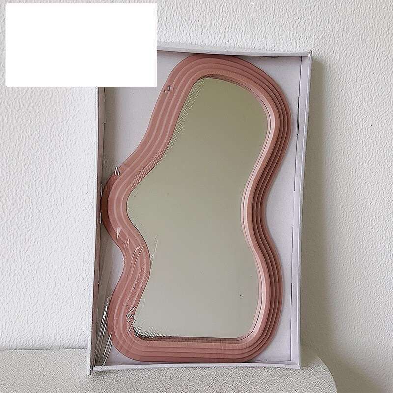 Specchio da parete Ins Wave Cloud per trucco e fotografia, da tavolo, da appendere alla parete_voghion.com