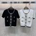 Baman Button Dünne elegante Strickjacke Kleiner Duft Sommerärmel Französischer Strick Farbblock Neues kurzes Top_voghion.com