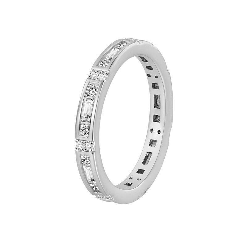 Ring Zeigefanger Mëttelfanger Ring Fra Koffer Vergoldt Echtgold Inlaid Zirkon Moud Perséinlechkeet Bijouen Accessoiren_voghion.com