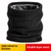 Winter Men's Protection Cover Women's Knitted Scarf with Velvet Warm Woolen Neck, Plain and Versatile Windproof Neck_voghion.com
