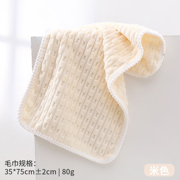 Dünnes Handtuch aus Korallenvlies für den Sommer, Haushalts-Gesichtswaschtuch, weiches, wasserabsorbierendes, fusselfreies Gesichtstuch_voghion.com