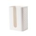 Wall-Mounted Tissue Box Holder – No-Drill Space-Saving Design For Bathroom & Living Room (White/Blue/Gray/Pink, Modern Minimalist)_voghion.com