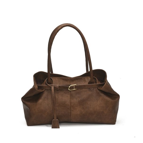 Kadın Moda Kare Omuz Çantası - Manyetik Kapatmalı, PU Deri, Günlük Kullanım İçin Geniş İç Mekanlı Şık ve Çok Yönlü Çapraz Çanta_voghion.com