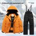 Completo da sci per bambini, pantaloni da snowboard per esterni, giacca in caldo cotone antivento, tuta intera per ragazzi e ragazze_voghion.com
