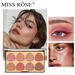 Missrose Yeni Altın İnci Allık Pudrası Mat Sekiz Renkli Kontur Allık Paletini Aydınlatır_voghion.com