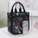 bulky Nylon Printed Fabric Handbag Portable Lunch Box Bag For Work And Daily Storage Mothers 250318l_voghion.com