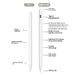 Lápis capacitivo adequado para tablet iPad caneta de escrita anti-erro com toque super rápido carregamento_voghion.com