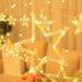 LED Star Fairy Lights – 100 Warm White Twinkle String Lights For Bedroom, Wedding & Christmas Decor, USB/Battery Operated Shatterproof Stars_voghion.com
