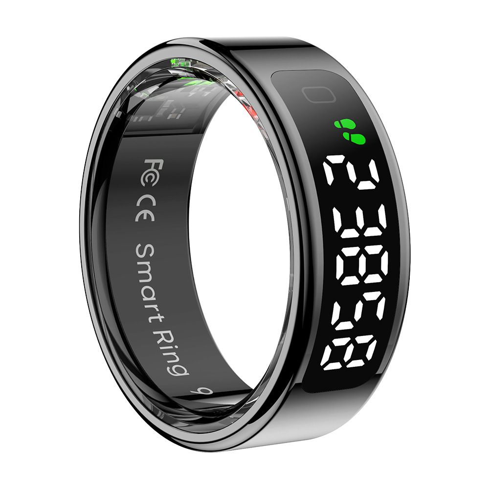 Rings R11 With Screen Display Ring Gesture Video Shooting Wireless Charging Healthy Heart Rate Blood Oxygen Smart Ring_voghion.com
