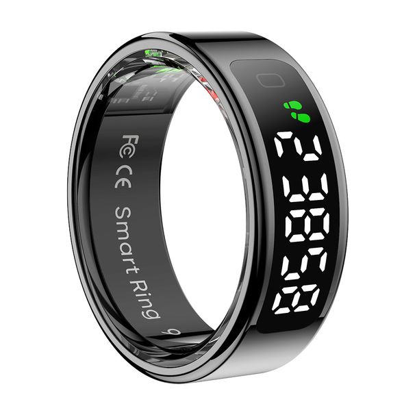 Rings R11 With Screen Display Ring Gesture Video Shooting Wireless Charging Healthy Heart Rate Blood Oxygen Smart Ring_voghion.com