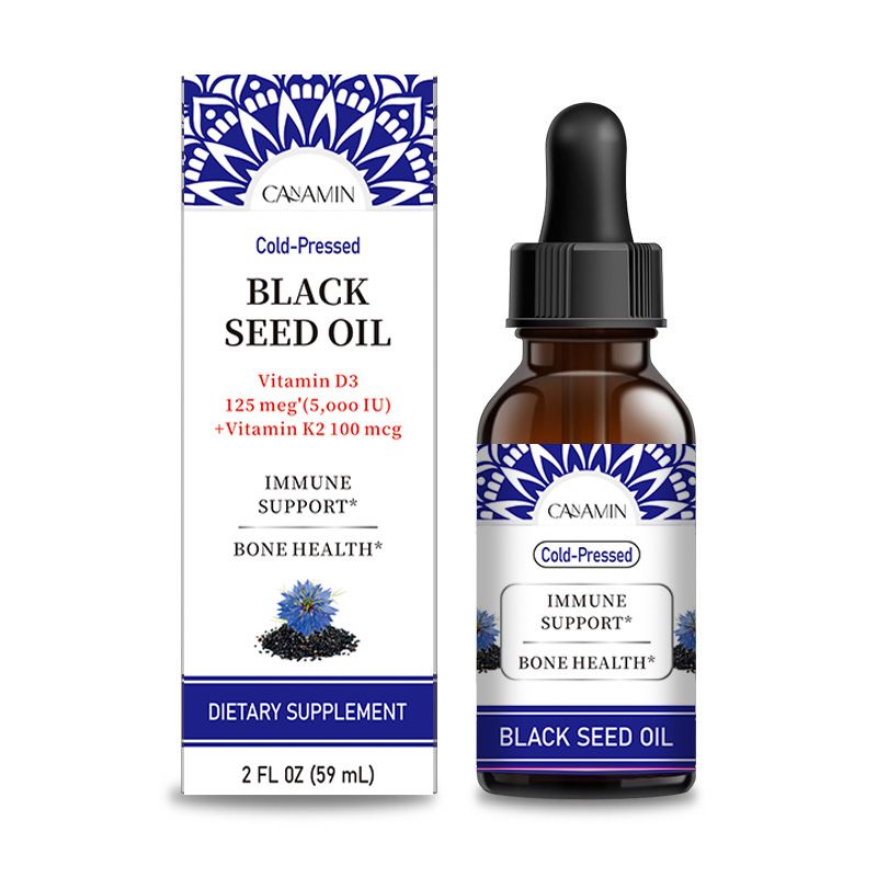 Bio-Schwarzkümmelöl Schwarzkümmelöl-Körperbehandlung nährt und stärkt das Haar_voghion.com