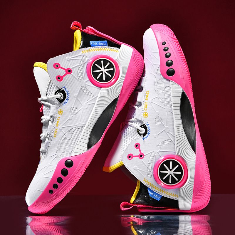 Basketbalschoenen mannelijke middelbare scholieren nieuwe herfst ademende studenten sportschoenen jongens echte gevechtsschoenen_voghion.com
