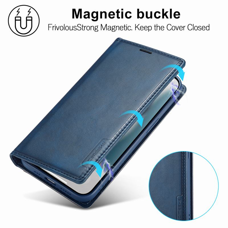 Pārvelkams tālruņa futrālis priekš Samsung Galaxy S23 S22 S21 S20 Plus Ultra Luxury Magnētiskā ādas maka statīva aizmugurējais vāciņš uz S 23 Plus Coque_voghion.com