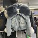 Clothing Winter New Large Collar Fox Denim Fur Jacket Women's Thick Lined Parka_voghion.com