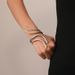 2-piece set of wrapped snake open ring plus bracelet personalized niche high-end jewelry_voghion.com
