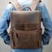 Marant Backpack Crazy Horse Cowhide Backpack Computer Bag Large Capacity Genuine Leather Men's Retro Backpack_voghion.com